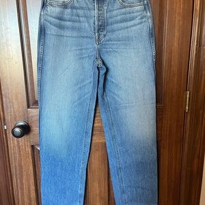 Alex Mill Carla High Rise Straight Leg Jeans